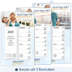 keuze uit 3 formaten weekkalenders