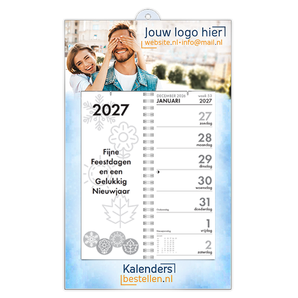 weekkalender basic zondag product foto vk