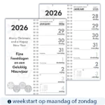 weekstart maandag of zondag beginnend weekkalenders