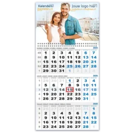 3-maandkalender 2026 aaneen budget