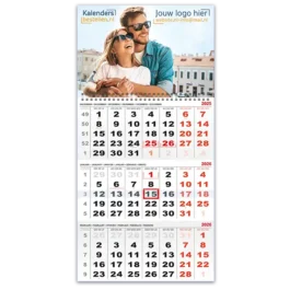 3-maandkalender 2026 aaneen budget luxe