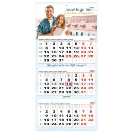 3-maandkalender 2026 opvouwbaar XL
