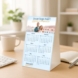 budget tentkaart kalender sfeerfoto