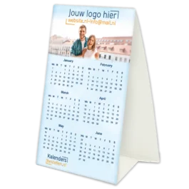 Driehoek bureaukalender tentkaart 2026 (Budget)