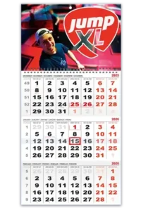 luxe zakelijke kalender 3 maanden aaneen ontwerpen en bedrukken