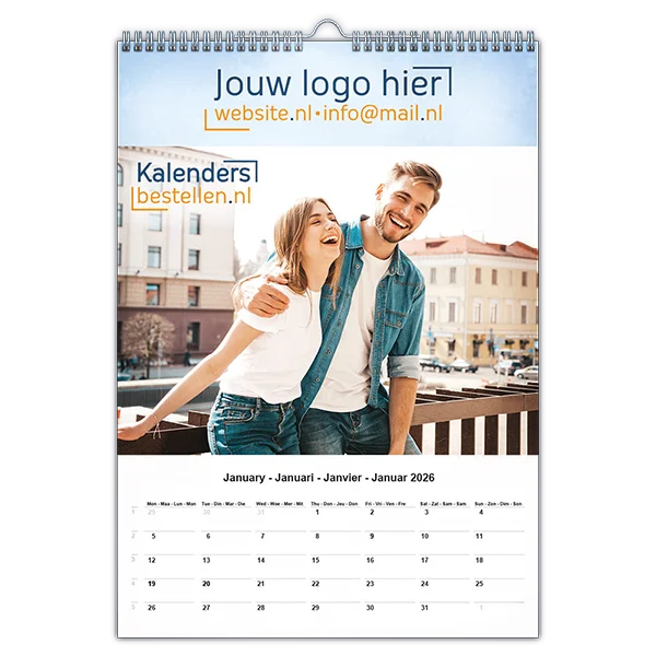 fotokalender bedrukken met logo A3