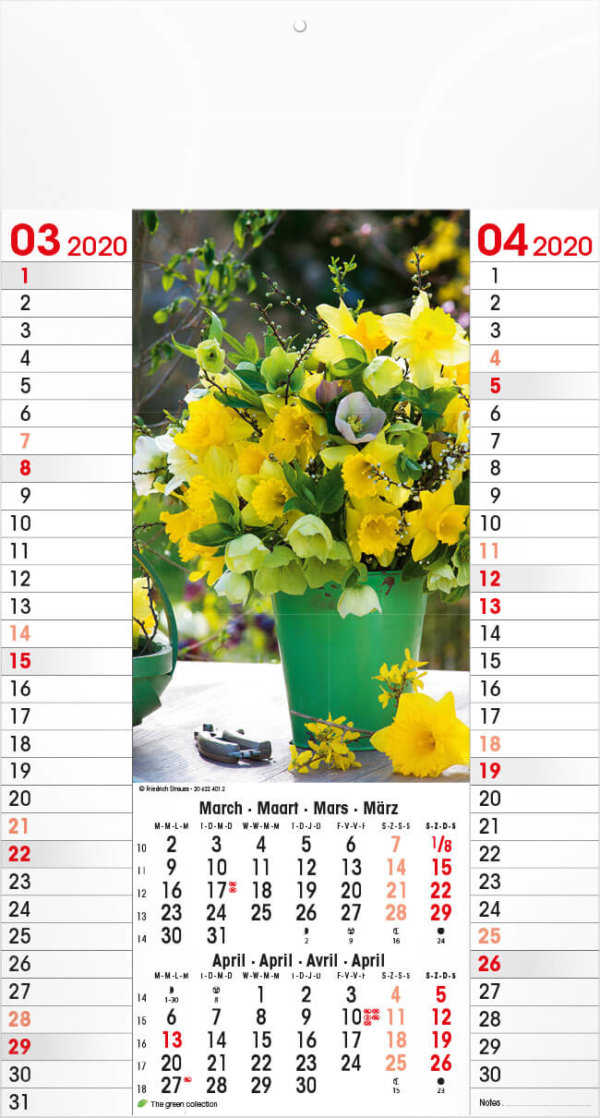 Budget fotokalender bloemen 2023