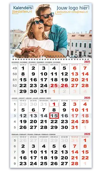 3 maanden aaneen budget en luxe kalender internationaal rood calendarium