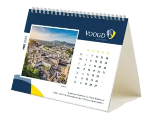 A5 bureaukalender bedrukken met eigen tekst en foto