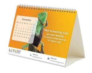 bureaukalender A5 staand bedrukken