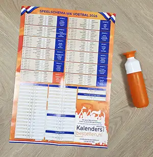 WK posters kalendersbestellen