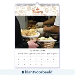 bakkerij fotokalender a3 voorbeeld eigen ontwerp