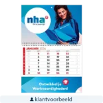 bedrukte klantvoorbeeld maandkalenders