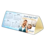 budget driehoek kalender liggend met eigen ontwerp bedrukken
