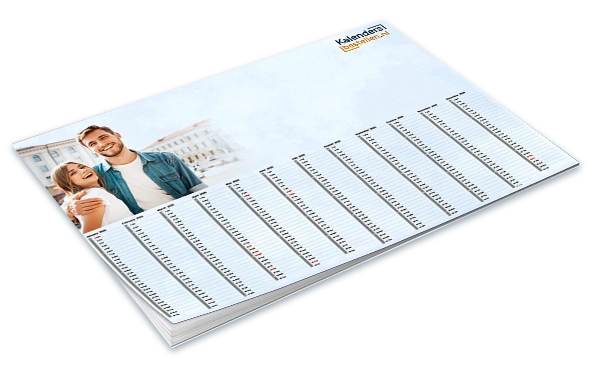 bureaonderlegger A2 met kalender of planner bedrukken
