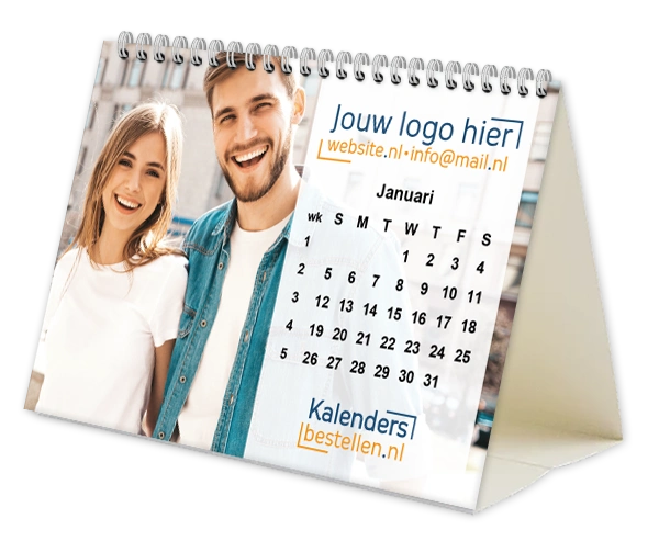 Bureaukalender A5 liggend 7 bladig bedrukken