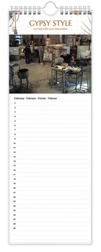 bedrukken van verjaardagskalender met eigen foto