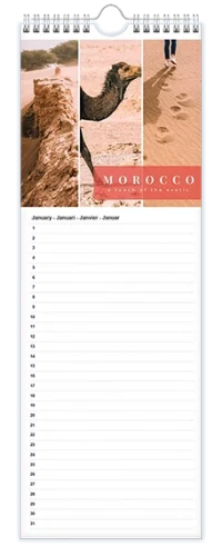 verjaardagskalender met logo voorbeeld