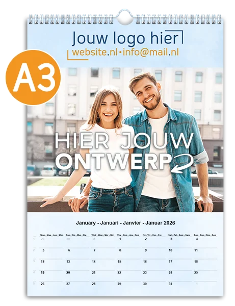 fotokalender a3 eigen ontwerp icon
