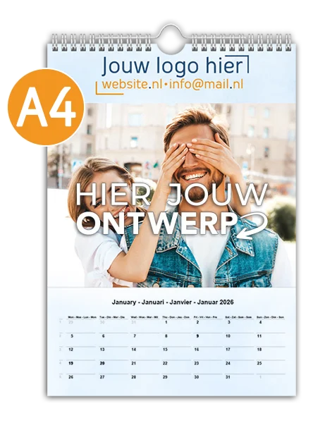 fotokalender a4 eigen ontwerp icon