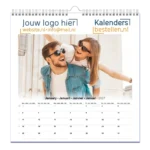 fotokalender vierkant 30cm met eigen logo bedrukken