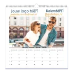 fotokalender vierkant 40cm met eigen logo bedrukken