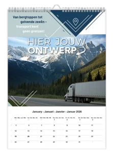 fotokalender transport planner eigen ontwerp bedrijven