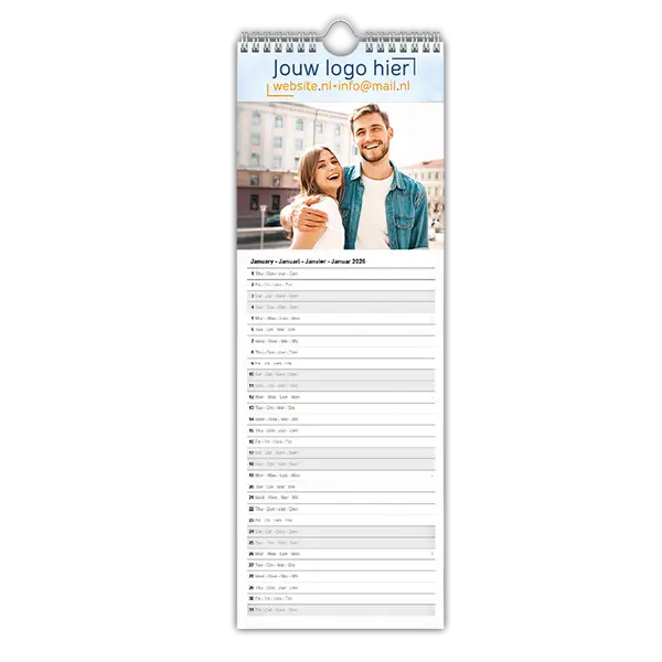 verjaardagskalender met foto langwerpig met eigen ontwerp bedrukken verjaardagskalender met foto langwerpig met eigen ontwerp bedrukken