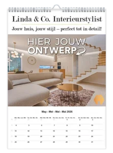 fotokalender woonboulevard design met eigen ontwerp