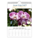 fotokalender A4 bedrukken met eigen logo bloemen