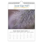 fotokalender A4 bedrukken met eigen logo botanisch ijs