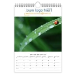 fotokalender A4 bedrukken met eigen logo botanisch blad