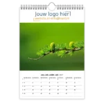 fotokalender A4 bedrukken met eigen logo botanisch takjes