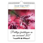 fotokalender A4 bedrukken met eigen logo botanisch