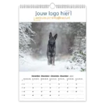 fotokalender honden A3 bedrukt met eigen ontwerp
