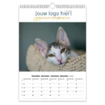 fotokalender katten A3 bedrukken met eigen logo