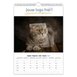 fotokalender katjes A3 bedrukken met eigen logo