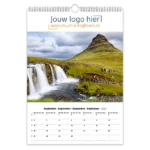fotokalender prachtige landschappen A3 bedrukken met eigen logo