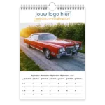 fotokalender A4 bedrukken met eigen logo old timers