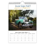 fotokalender A4 bedrukken met eigen logo old timers