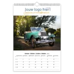 fotokalender oude auto's A3 bedrukt met eigen logo