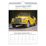 fotokalender A4 bedrukken met eigen logo old timers