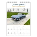 fotokalender oude auto's A3 bedrukt met eigen logo
