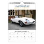 fotokalender A4 bedrukken met eigen logo old timers