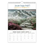 reizen landschap fotokalender A3 bedrukt met eigen logo