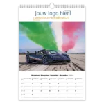 fotokalender sport autos A3 bedrukt met eigen logo