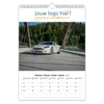 fotokalender sport autos A3 bedrukt met eigen logo