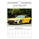 fotokalender A4 bedrukken met eigen logo sportcars autos