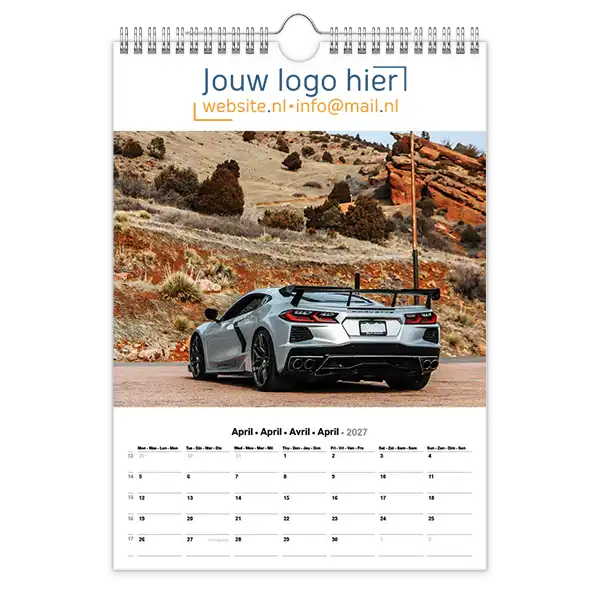 fotokalender A4 bedrukken met eigen logo sportcars autos fotokalender A4 bedrukken met eigen logo sportcars autos