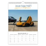 fotokalender sport autos A3 bedrukken met eigen logo